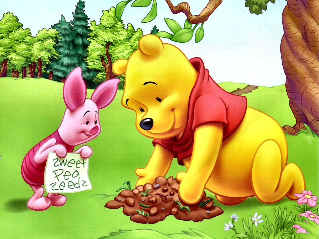 winnie the pooh wallpaper,animated cartoon,cartoon,animation,illustration,organism