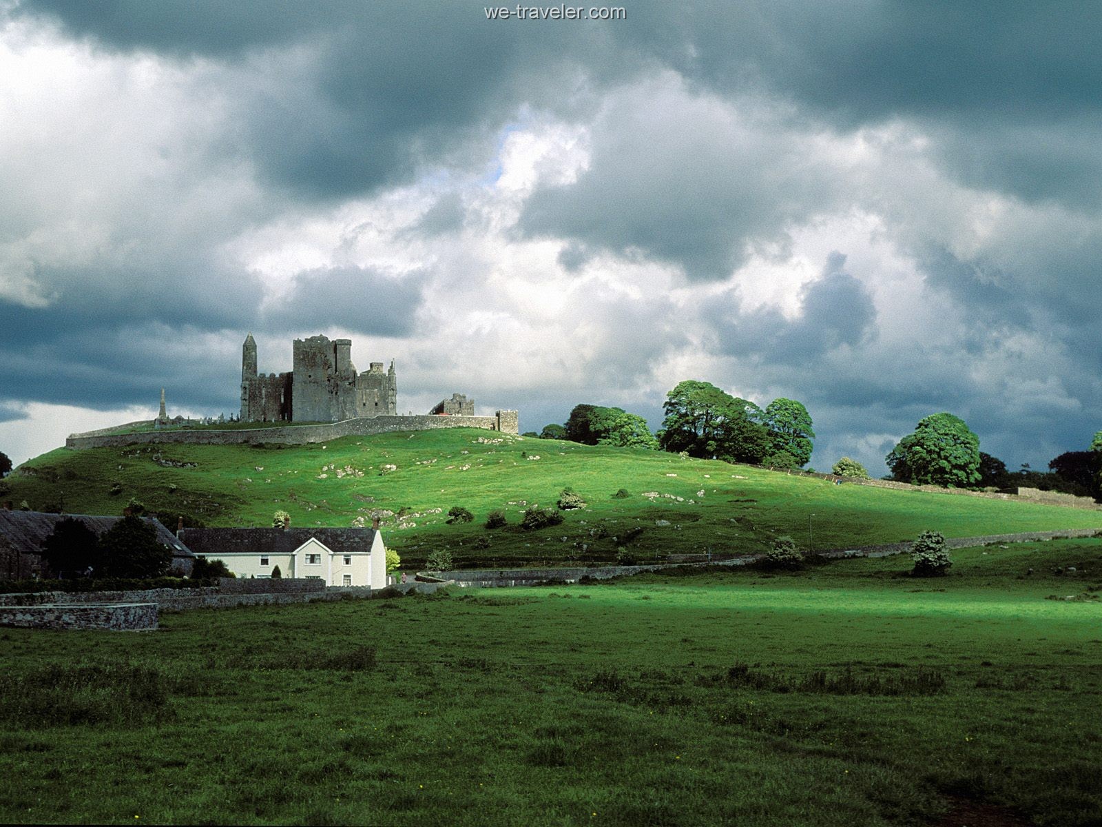 ireland wallpaper,nature,natural landscape,sky,green,grassland