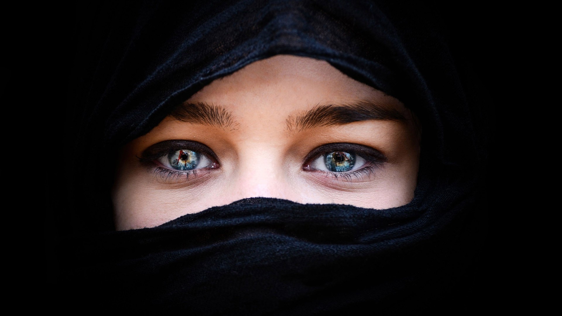 carta da parati araba,viso,sopracciglio,blu,occhio,nero