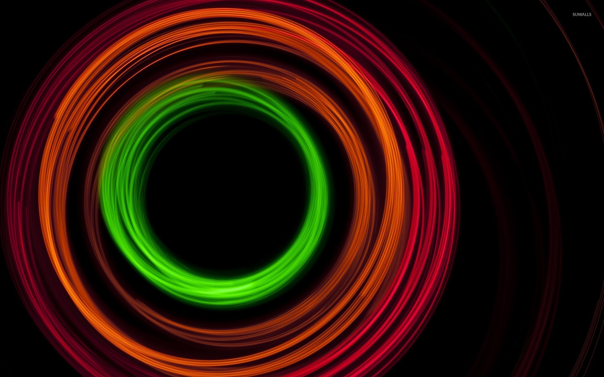 fond d'écran cercle,vert,cercle,lumière,couleur,vortex