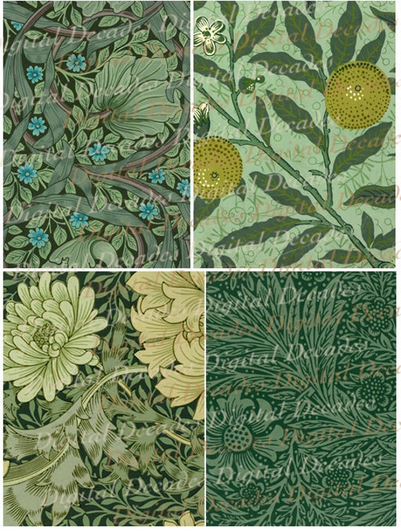 carta da parati in stile art nouveau,modello,foglia,pianta,fiore,design