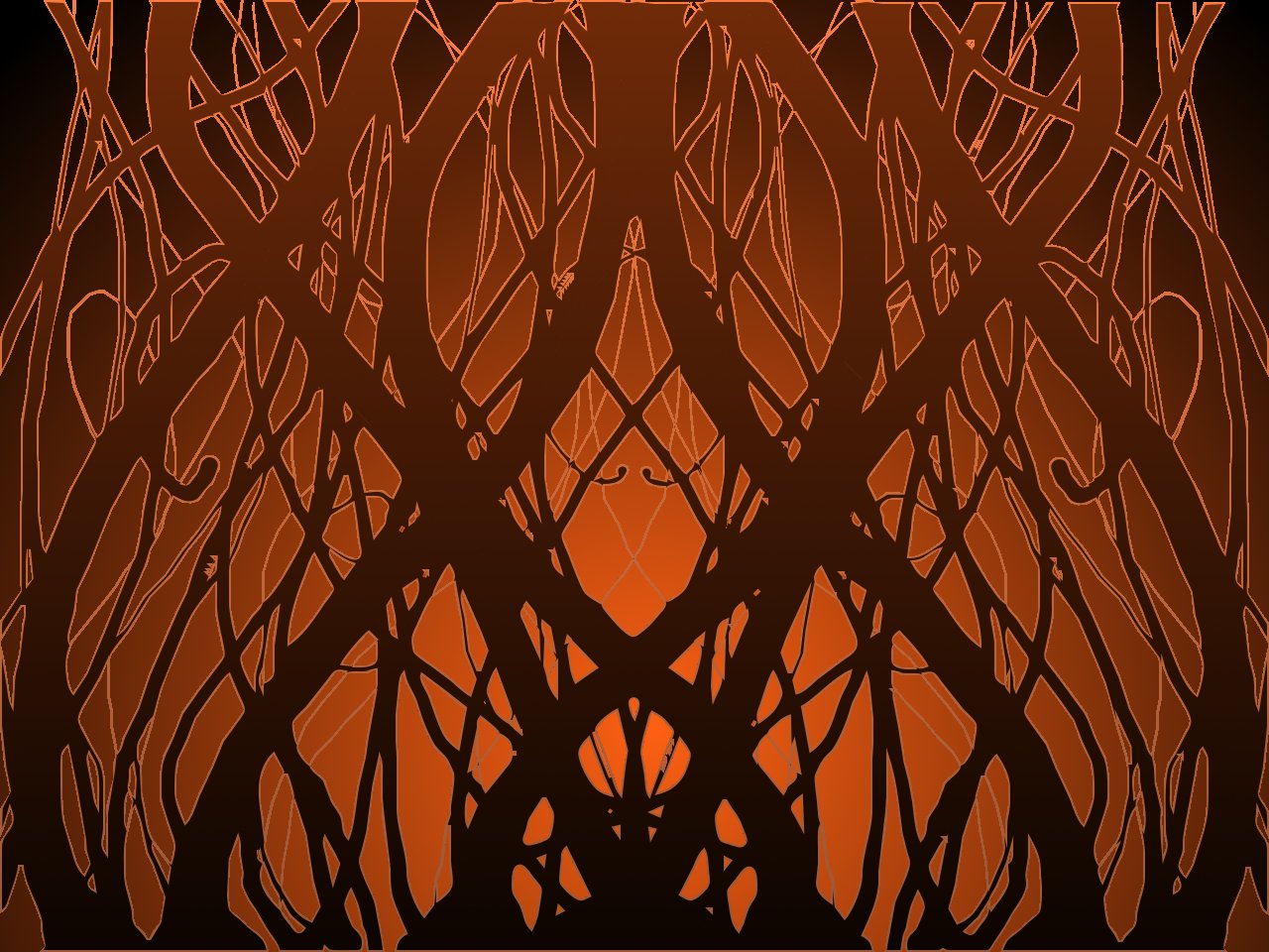 art nouveau wallpaper,orange,pattern,brown,lighting,tree