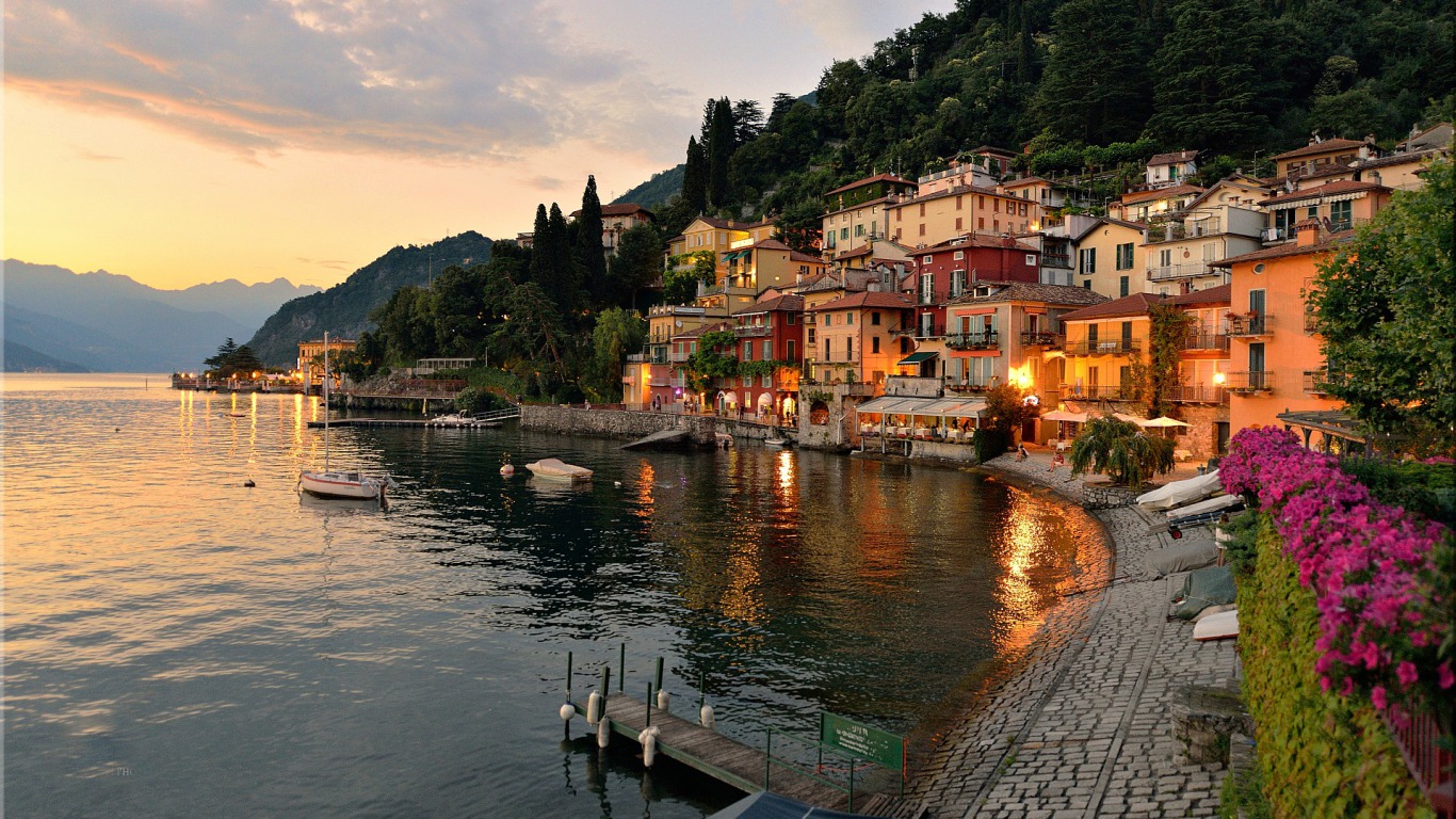 italy wallpaper,nature,town,water,sky,coast