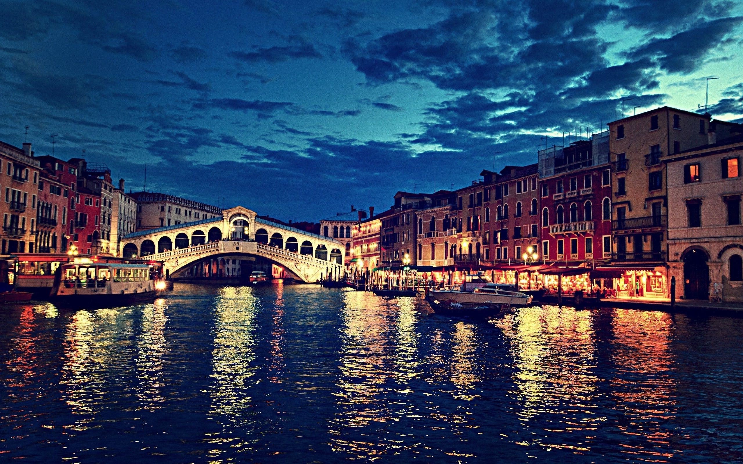 fond d'écran italie,ciel,voie navigable,canal,l'eau,pont