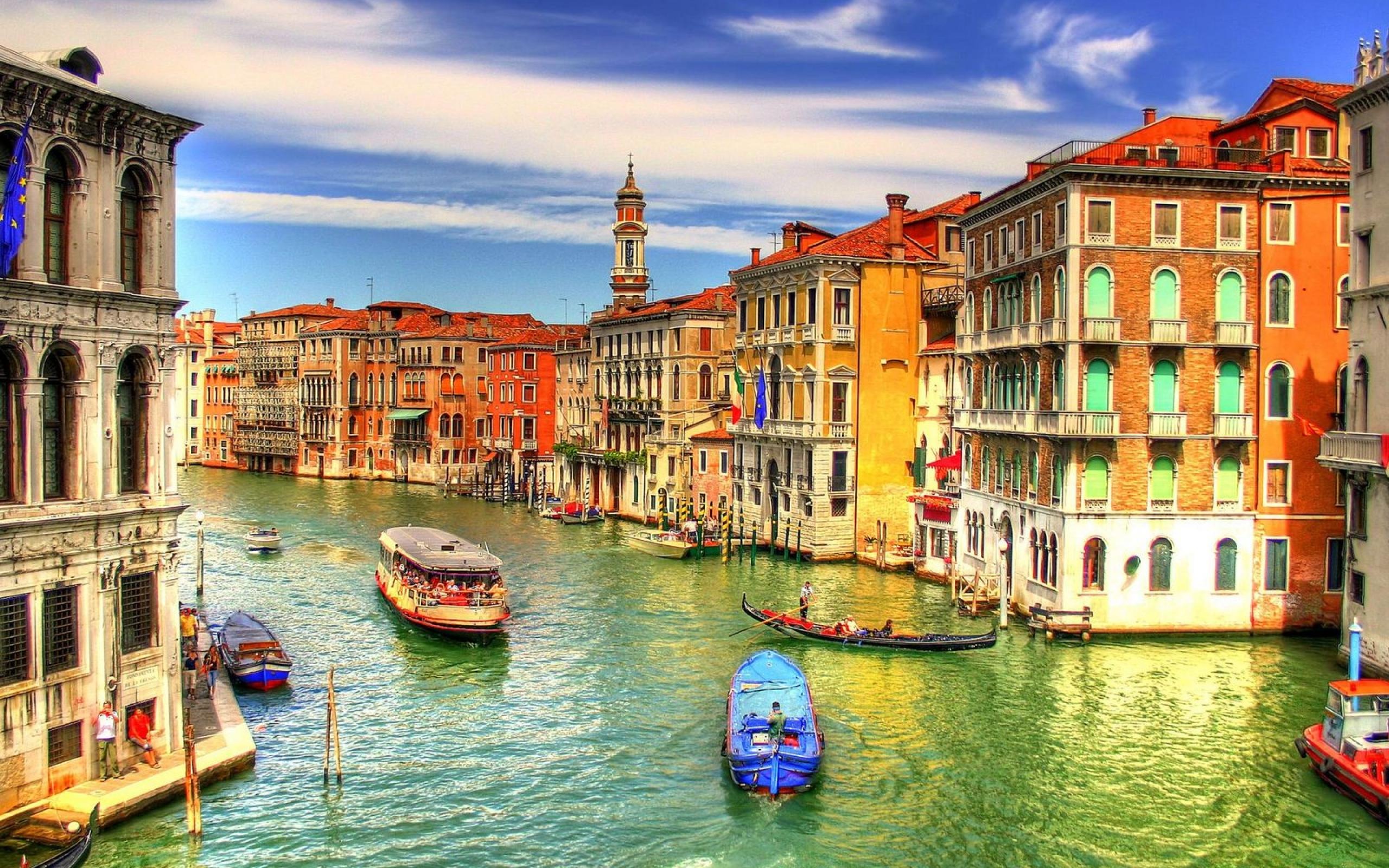 italy wallpaper,waterway,water transportation,body of water,canal,boat