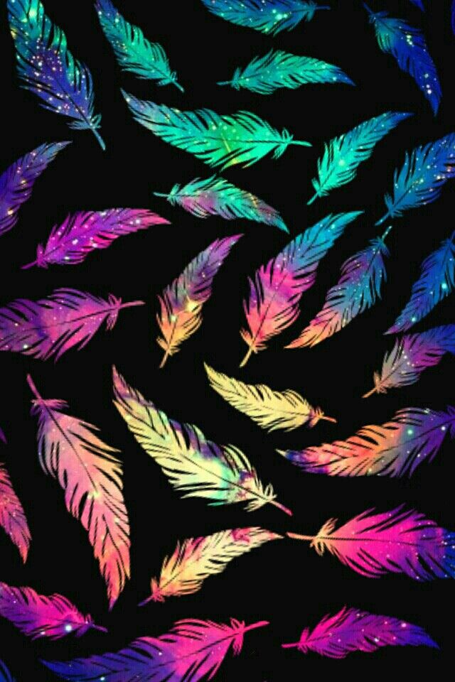 羽の壁紙,フェザー,パターン,葉,ピンク,紫の