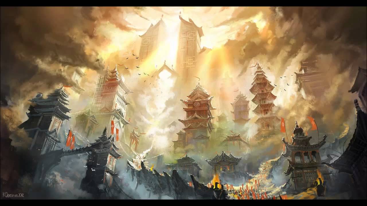 oriental wallpaper,action adventure game,strategy video game,cg artwork,pc game,painting
