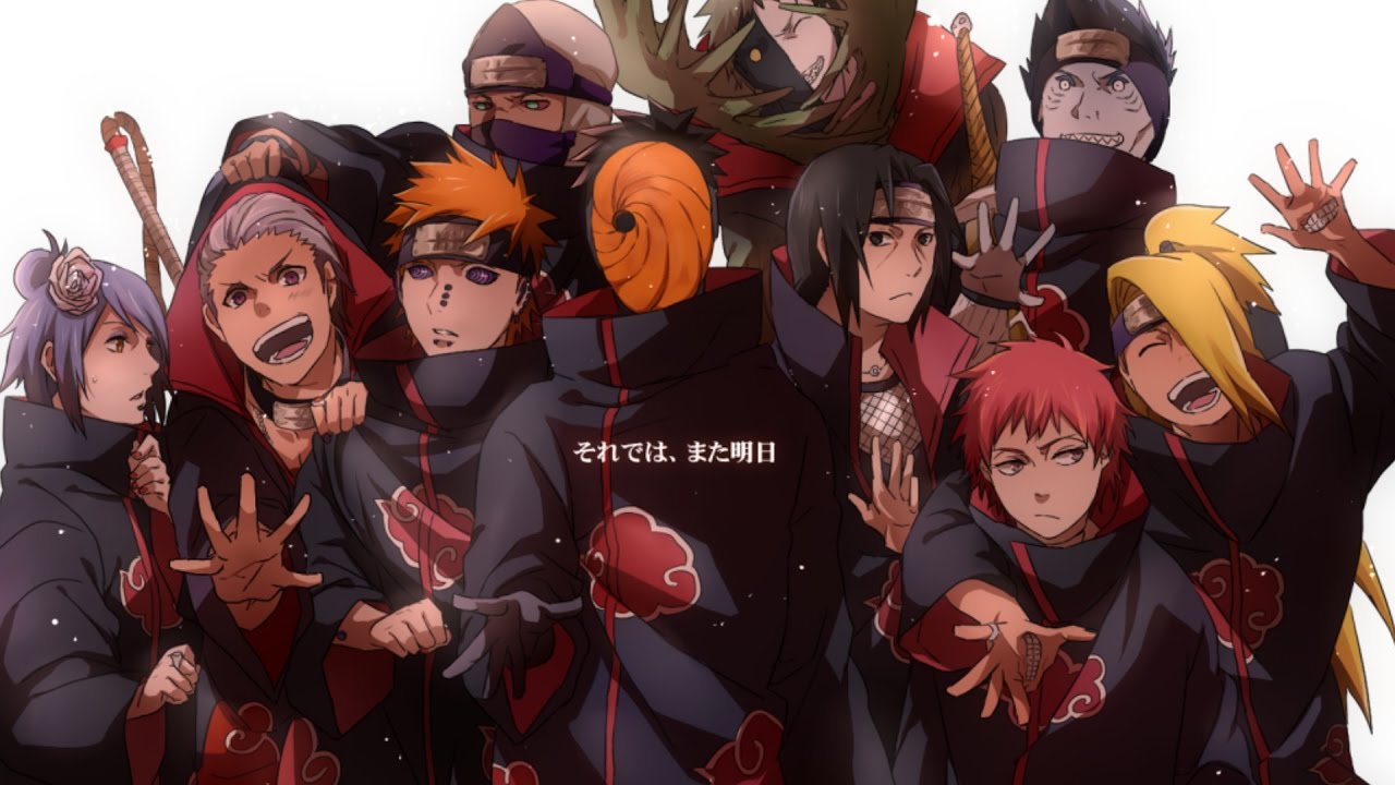 akatsuki tapete,anime,mannschaft,gemeinschaft,karikatur,naruto