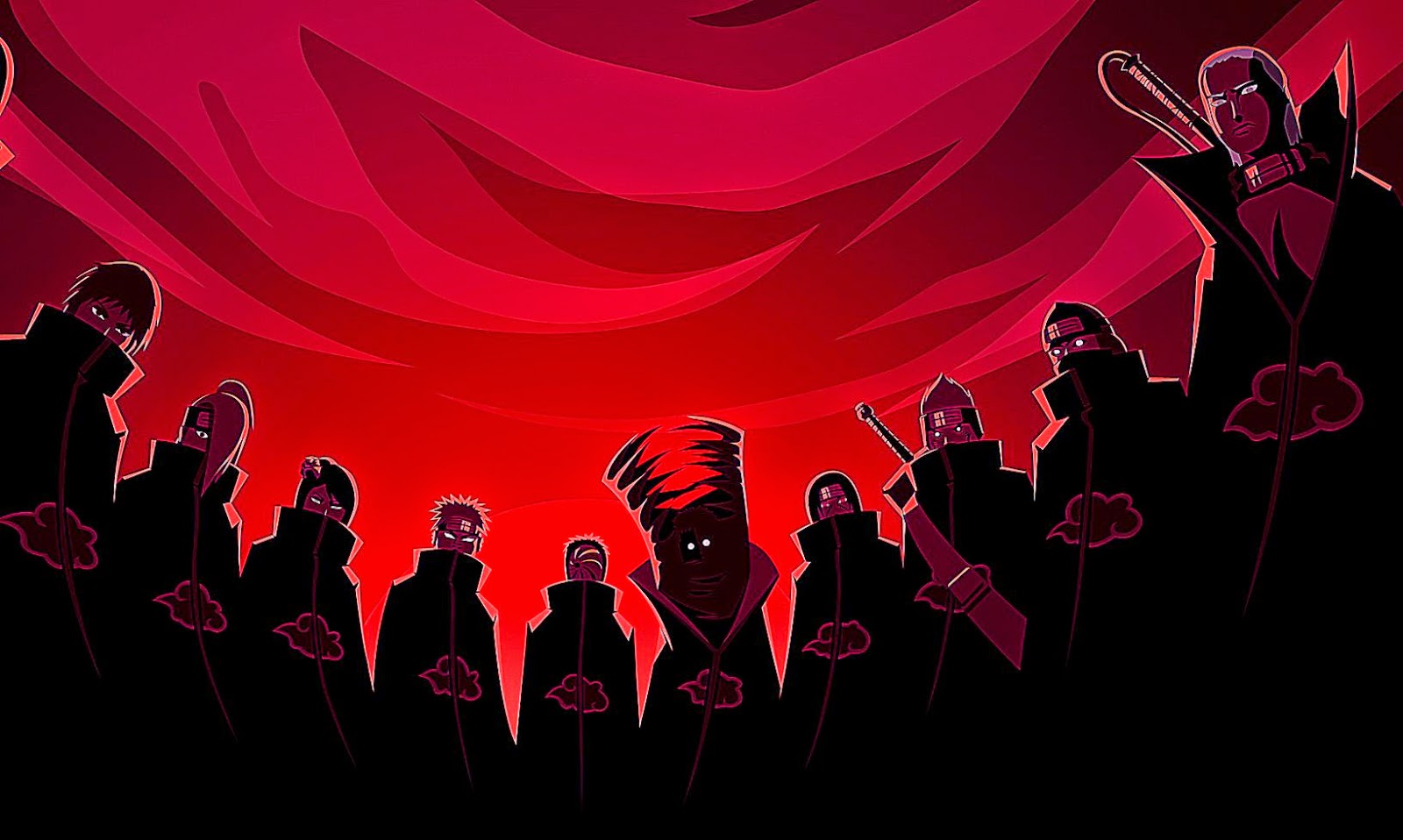 akatsuki wallpaper,rojo,evento,fuente,multitud,escenario