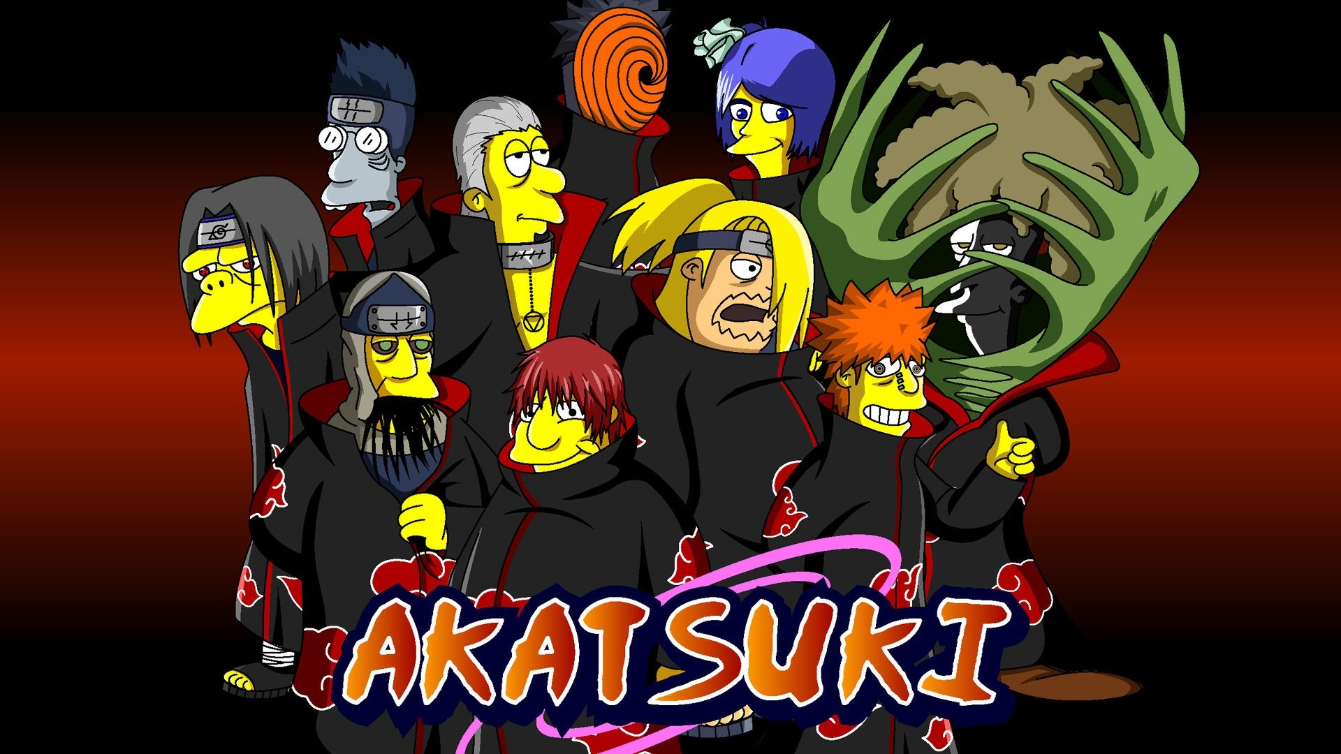 akatsuki wallpaper,cartoon,animated cartoon,anime,animation,fictional character