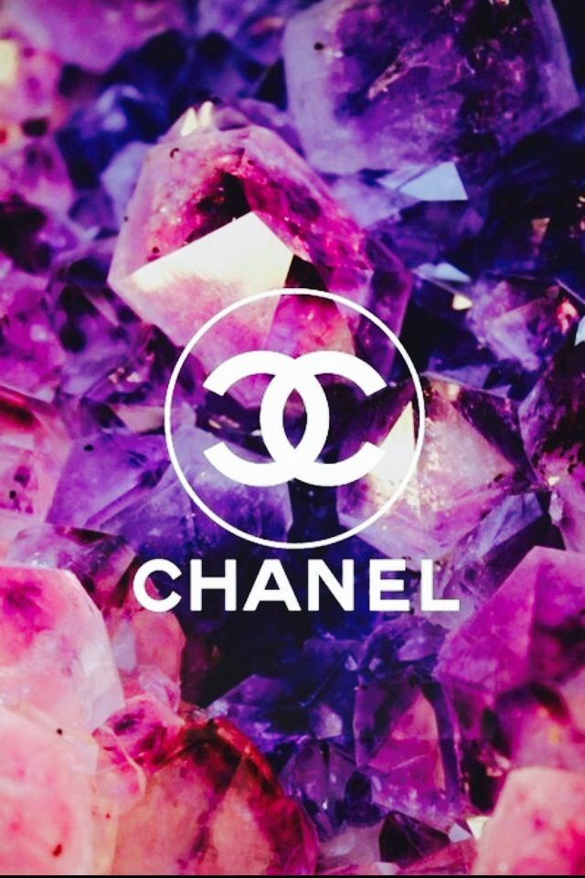 chanel wallpaper,purple,violet,text,font,graphic design