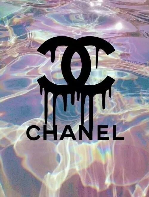 chanel wallpaper,font,text,sky,graphics,graphic design