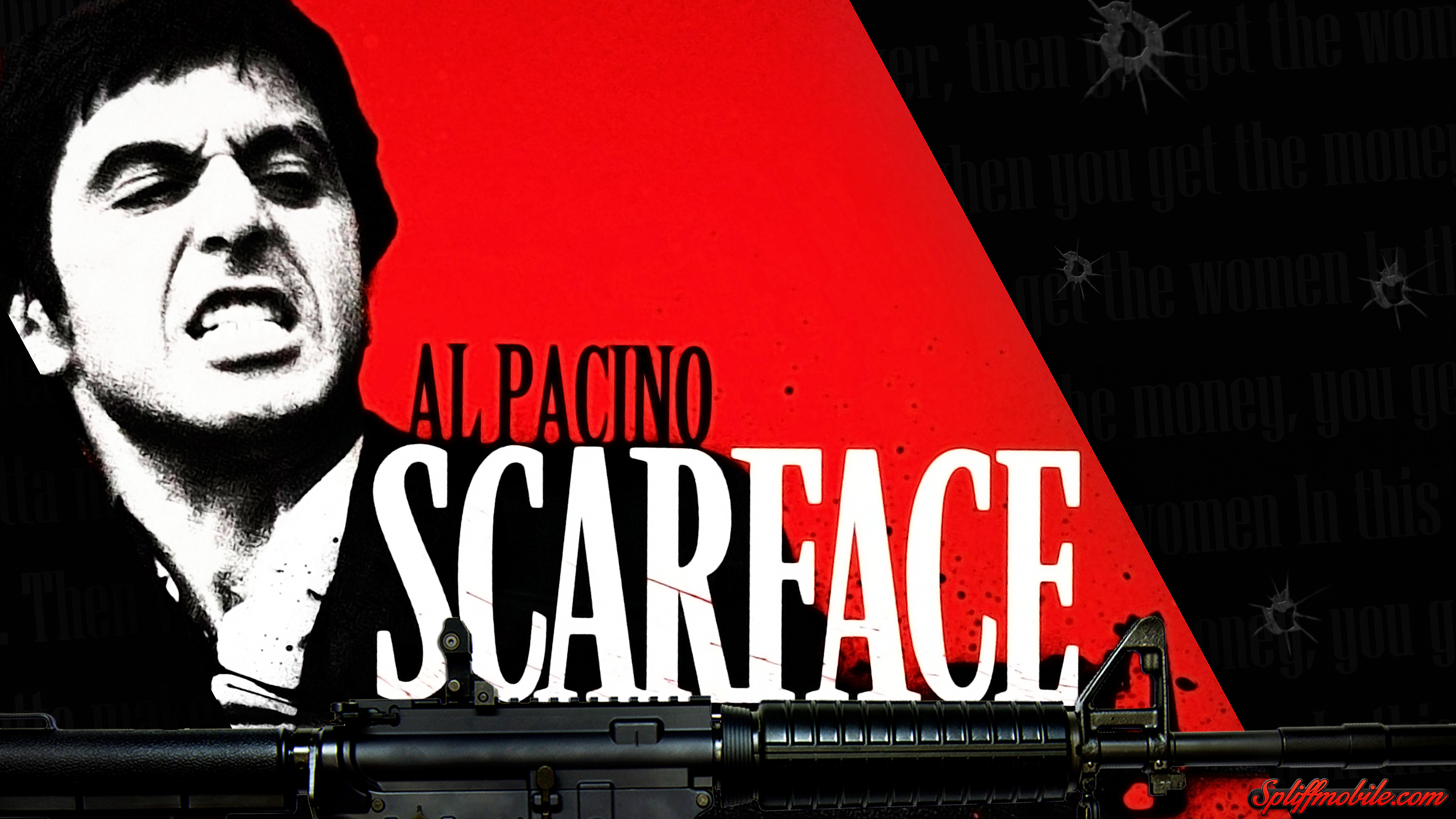 fond d'écran scarface,film,police de caractère,affiche,film d'action,jeux