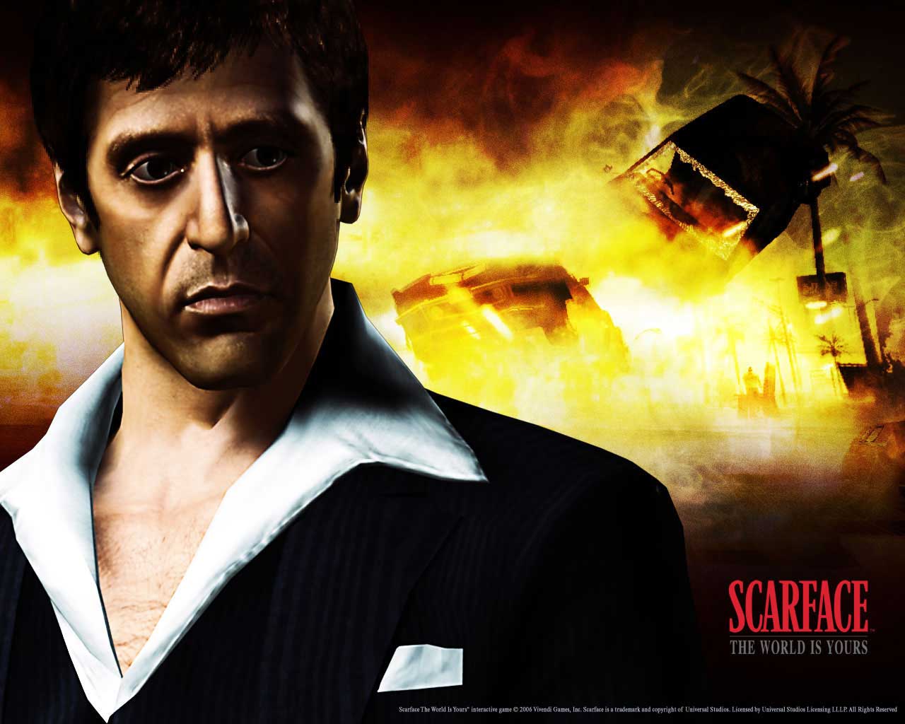 scarface wallpaper,movie,eyewear,action film,games