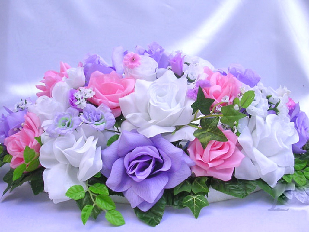 lovely flowers wallpaper,flower,bouquet,pink,purple,cut flowers