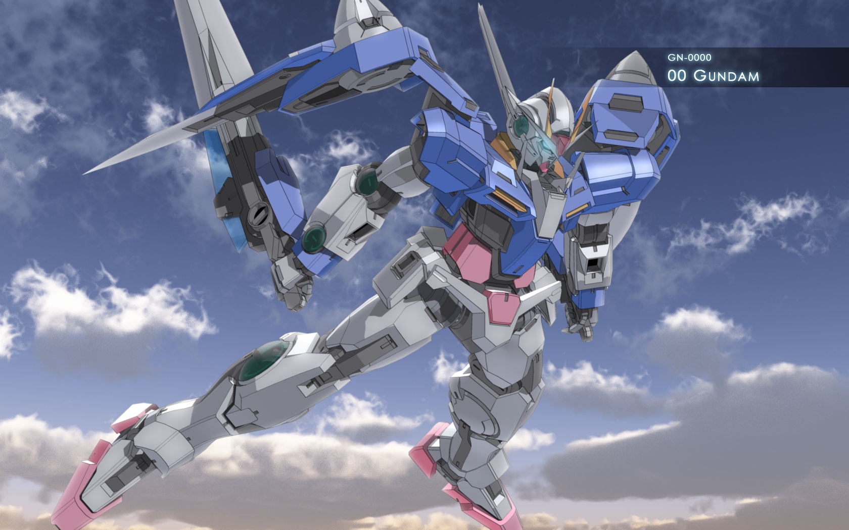 gn wallpaper,mecha,sky,animation,machine,robot