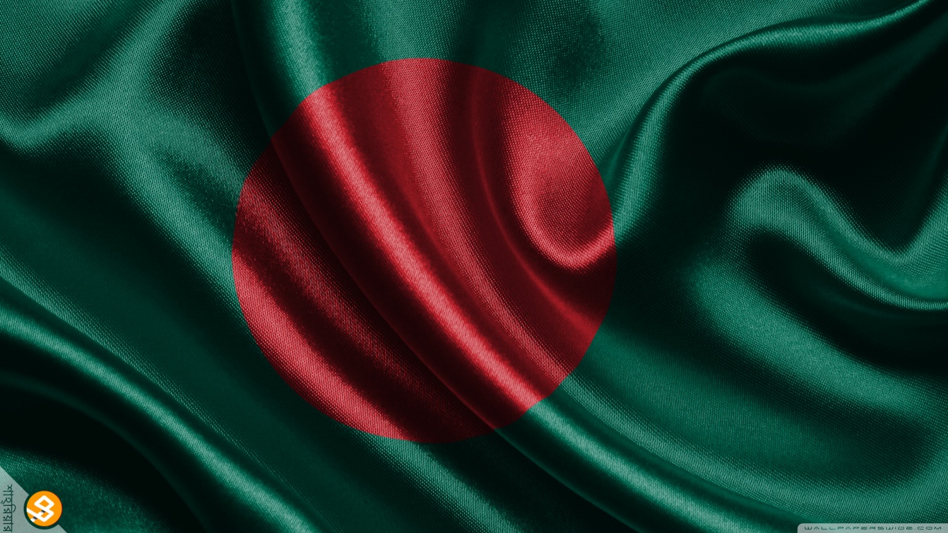 bangladesh flag wallpaper hd,green,red,jersey,textile,satin