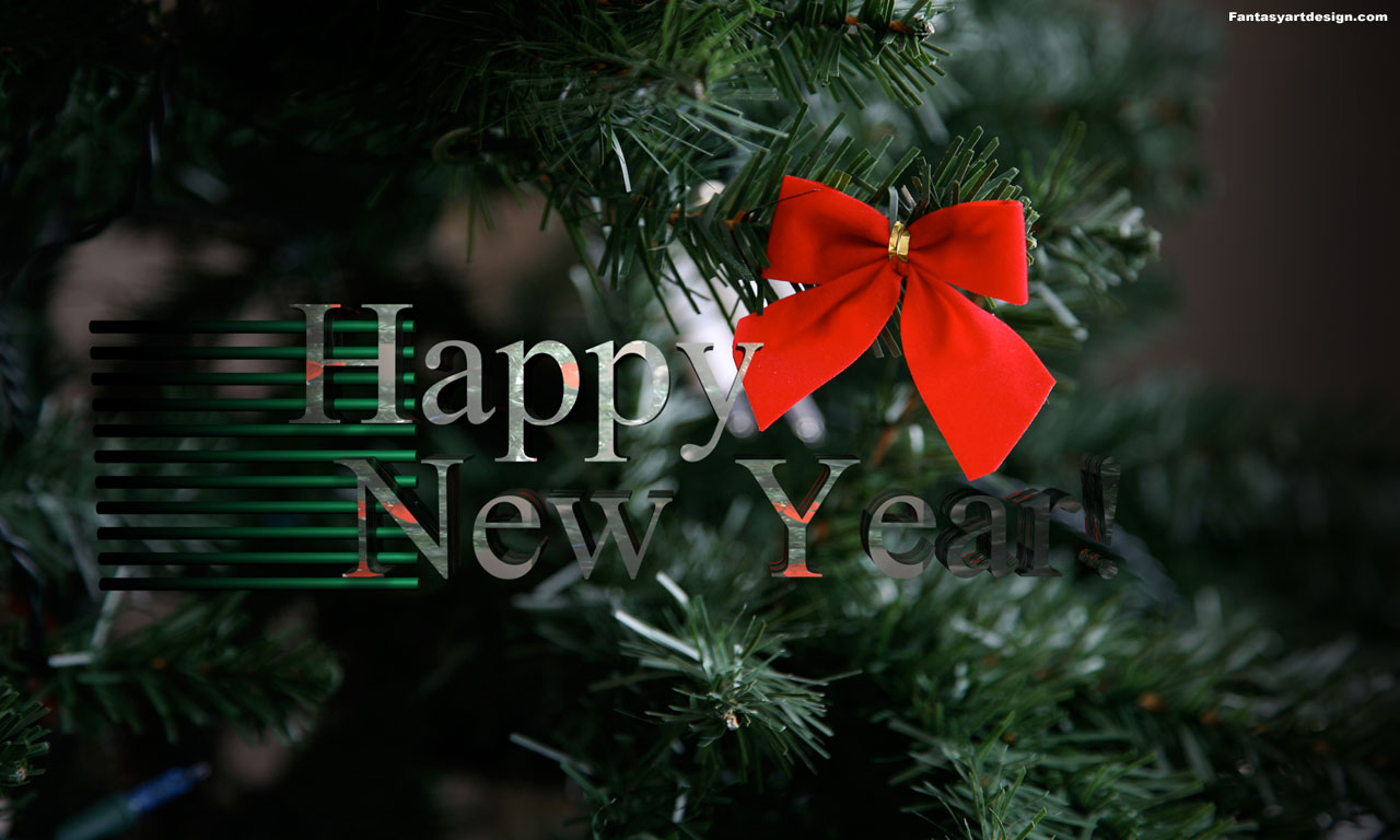 new year 3d wallpaper,christmas ornament,red,plant,christmas,leaf