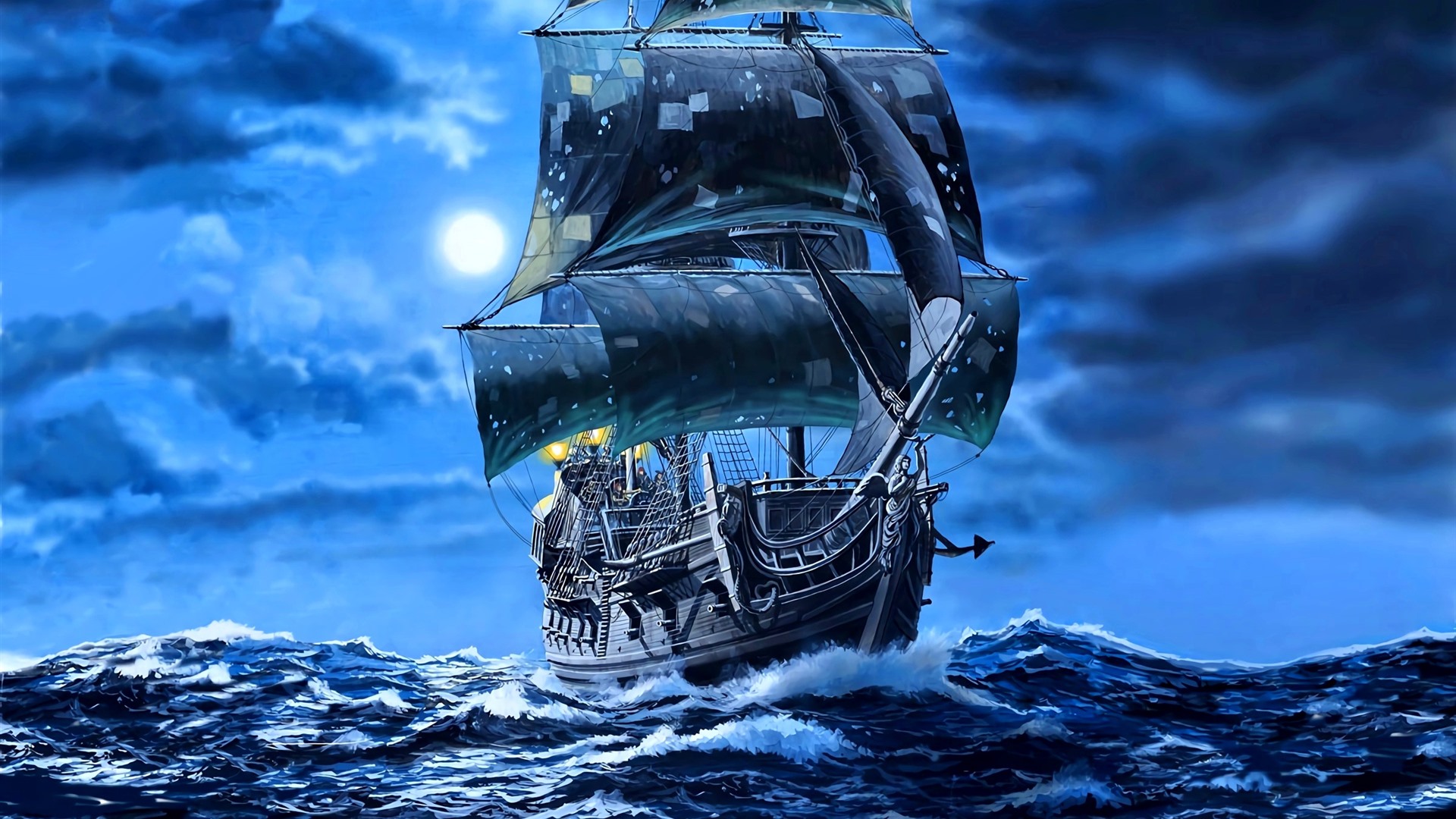 bateau de perles noires fond d'écran hd,véhicule,galion,navire,motomarine,bateau fantôme