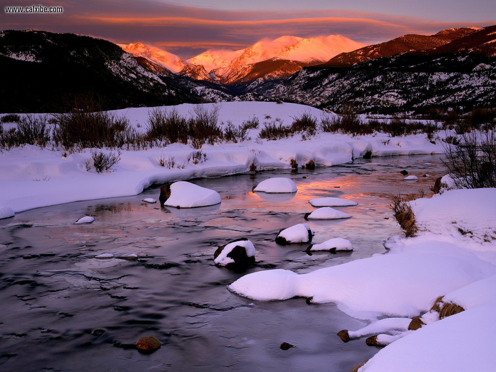 tapete natur 1600x1200,natur,natürliche landschaft,winter,schnee,einfrieren