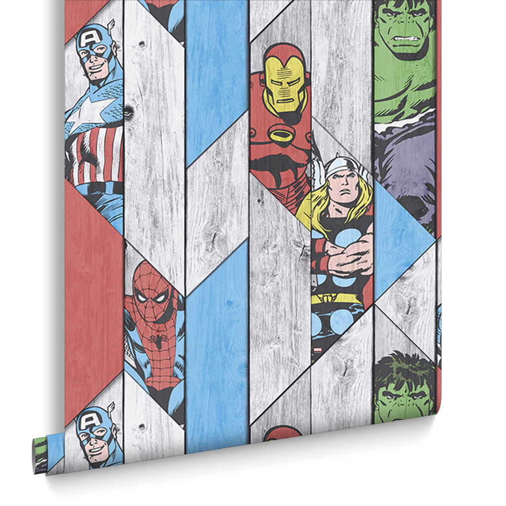 marvel wood panel wallpaper,fictional character,art,cartoon,illustration,rectangle