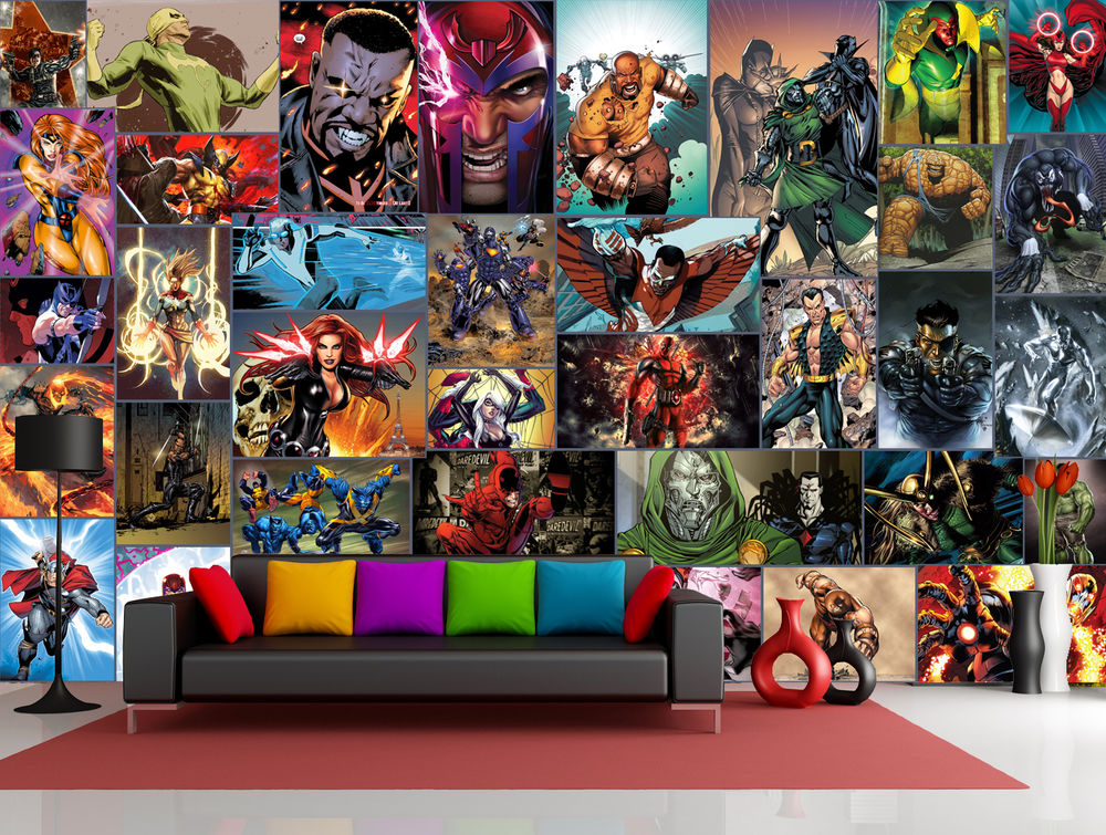 marvel wood panel wallpaper,hero,fictional character,collection,superhero,animated cartoon