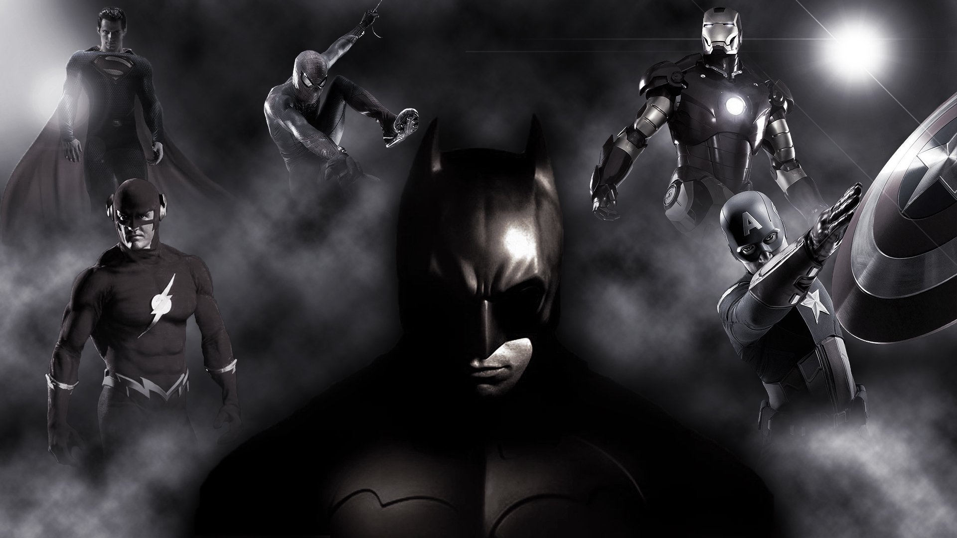 壁紙quadrinhos,スーパーヒーロー,架空の人物,バットマン,黒と白,モノクローム