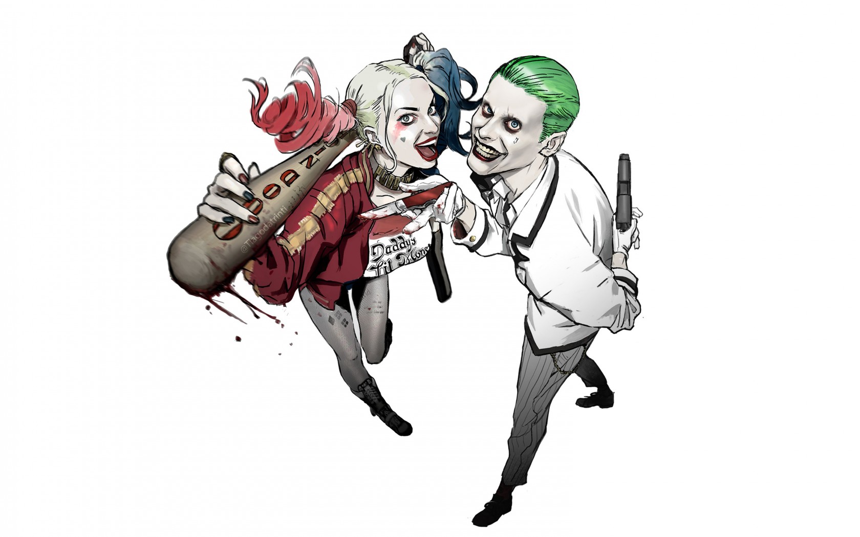 tapete quadrinhos,illustration,karikatur,erfundener charakter,kunst,harley quinn