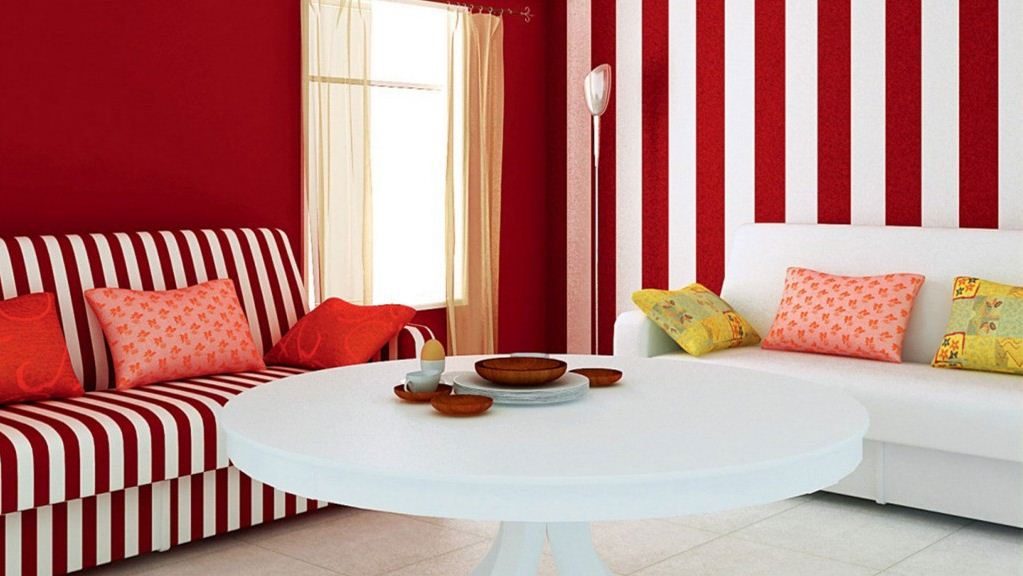wallpaper pahlawan,red,interior design,curtain,room,furniture