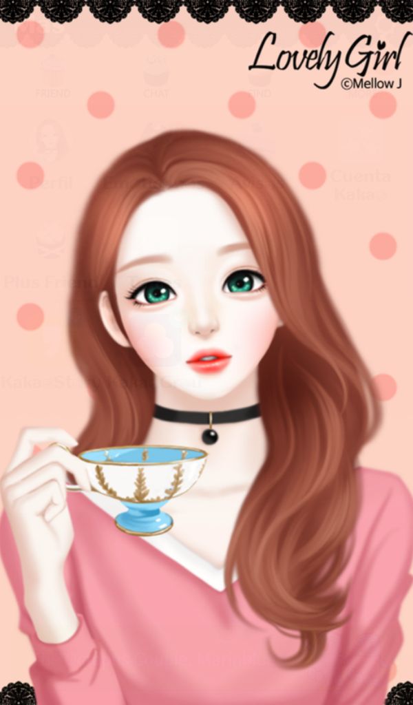 Lovely Girl Wallpaper Hair Face Cartoon Pink Eyebrow 973840 Wallpaperuse