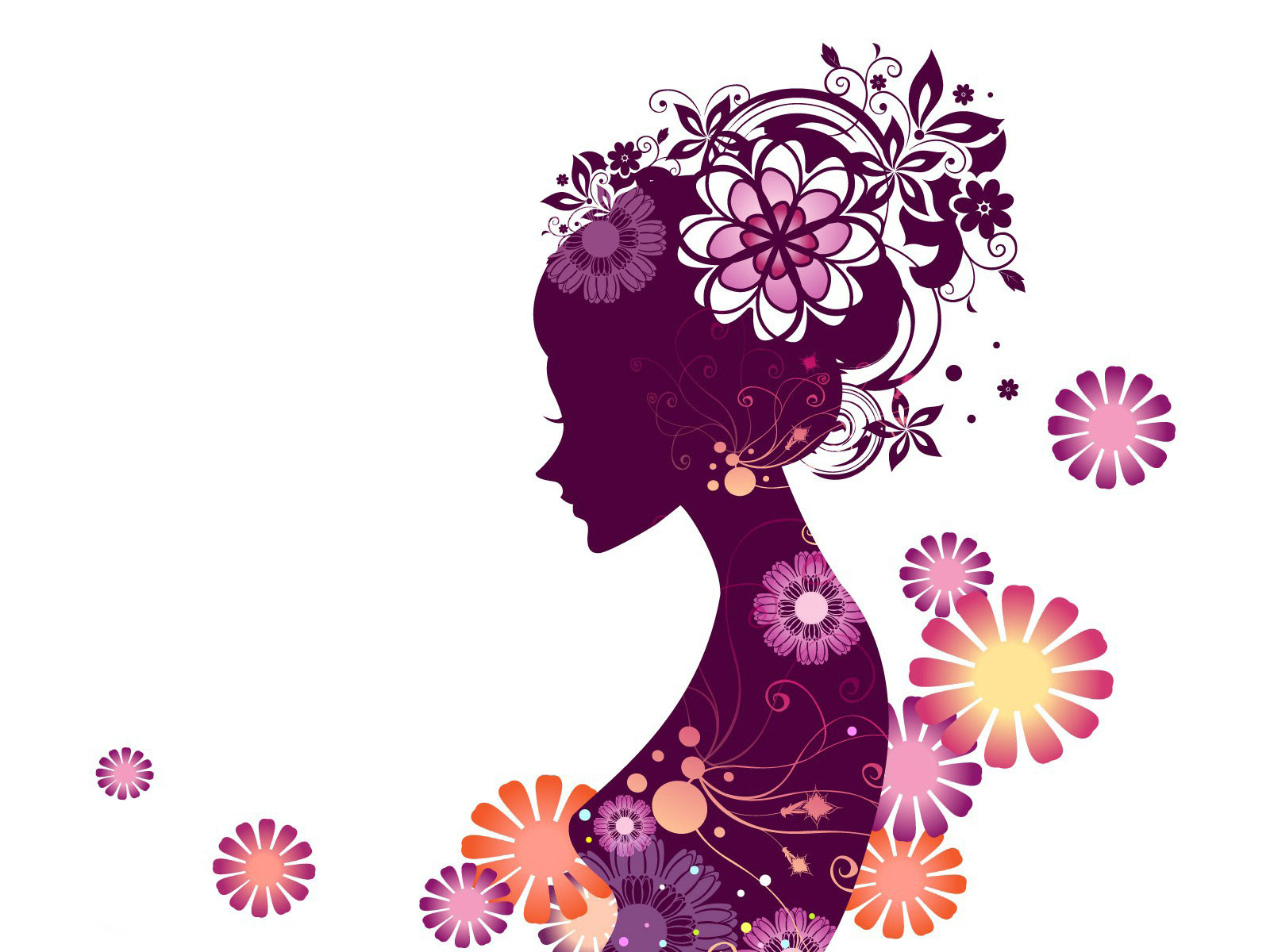 wallpaper de niñas,violet,illustration,purple,graphic design,plant