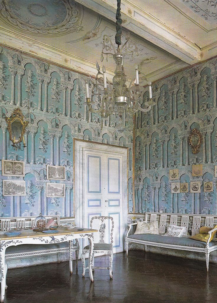 trompe l oeil wallpaper,holy places,room,interior design,building,furniture