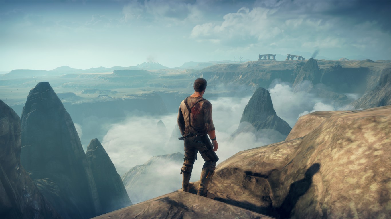 wanderer above the sea of fog wallpaper,action adventure game,mountainous landforms,adventure game,mountain,screenshot