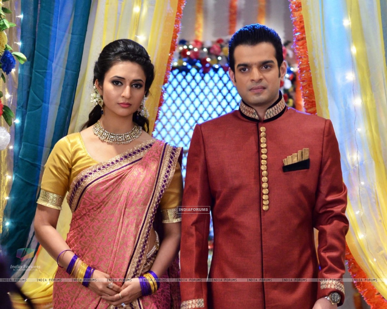 yeh hai mohabbatein wallpaper,sari,cerimonia,matrimonio,ricevimento di nozze,nozze