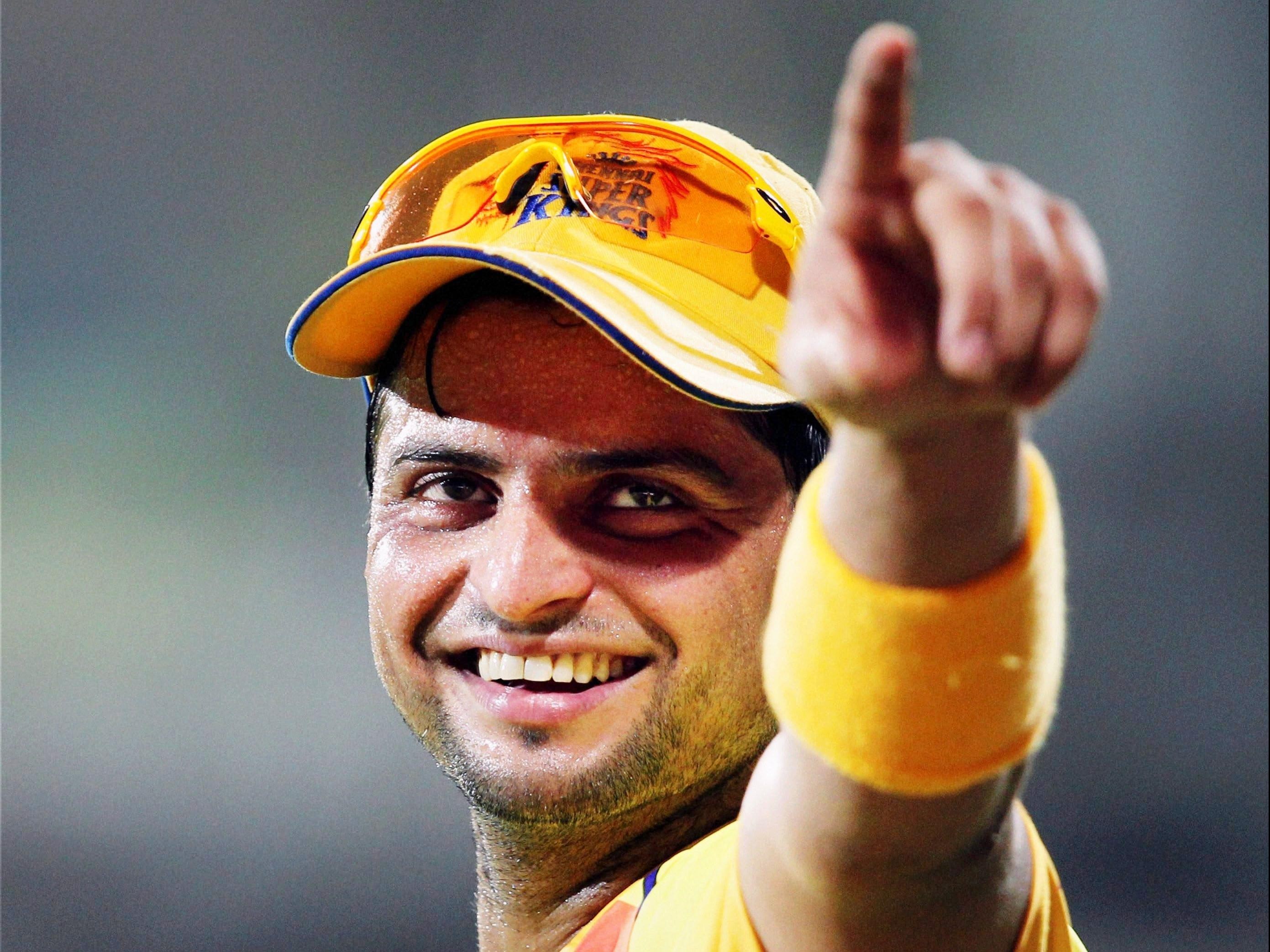 suresh raina wallpaper,yellow,finger,gesture,headgear,thumb (167045