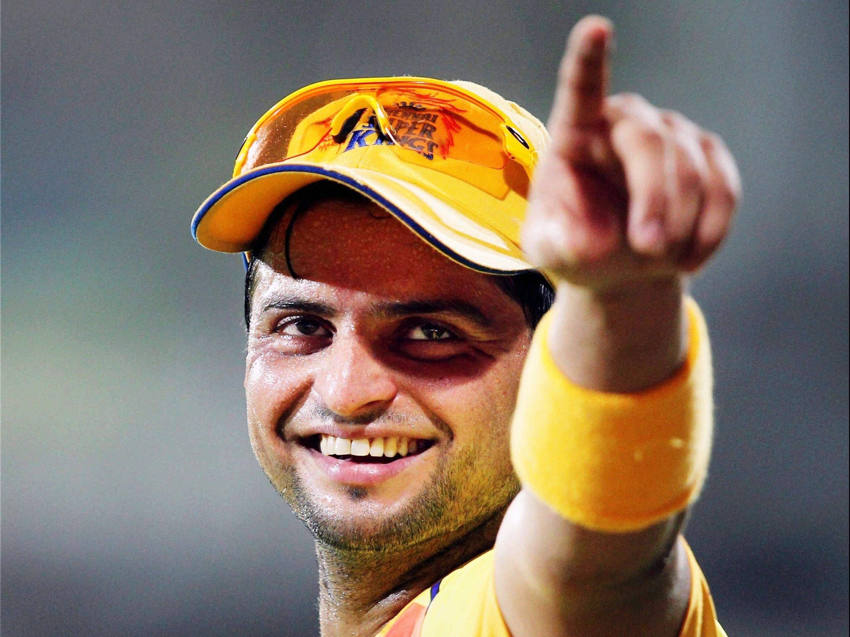 suresh raina wallpaper,yellow,finger,gesture,headgear,thumb