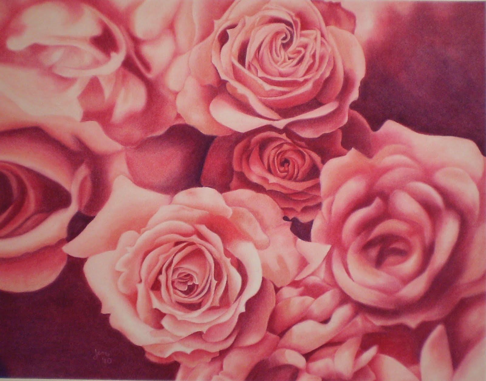 パステル調のバラの壁紙,花,庭のバラ,ピンク,ローズ,花弁