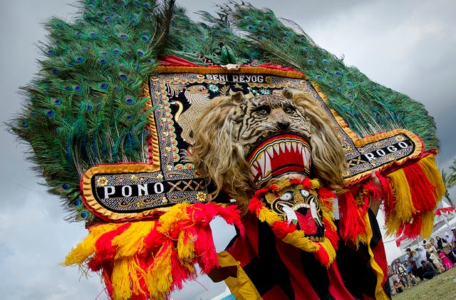 tapete reog ponorogo,kopfbedeckung,karneval,festival,tradition,kostüm