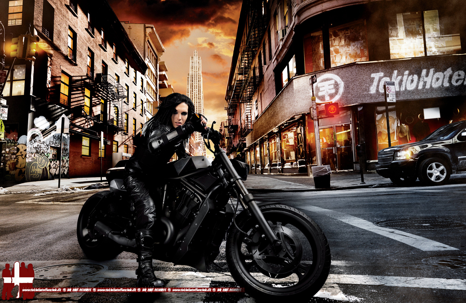 tokio hotel wallpaper,veicolo,motociclo,copertina,manifesto,film