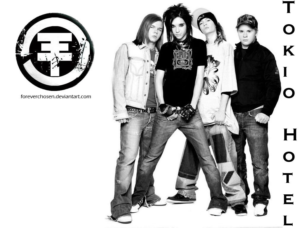 tokio hotel wallpaper,font,fotografia,copertina,denim,bianco e nero