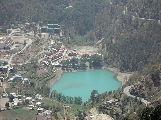 nainital wallpaper,water resources,hill station,reservoir,geological phenomenon,aerial photography