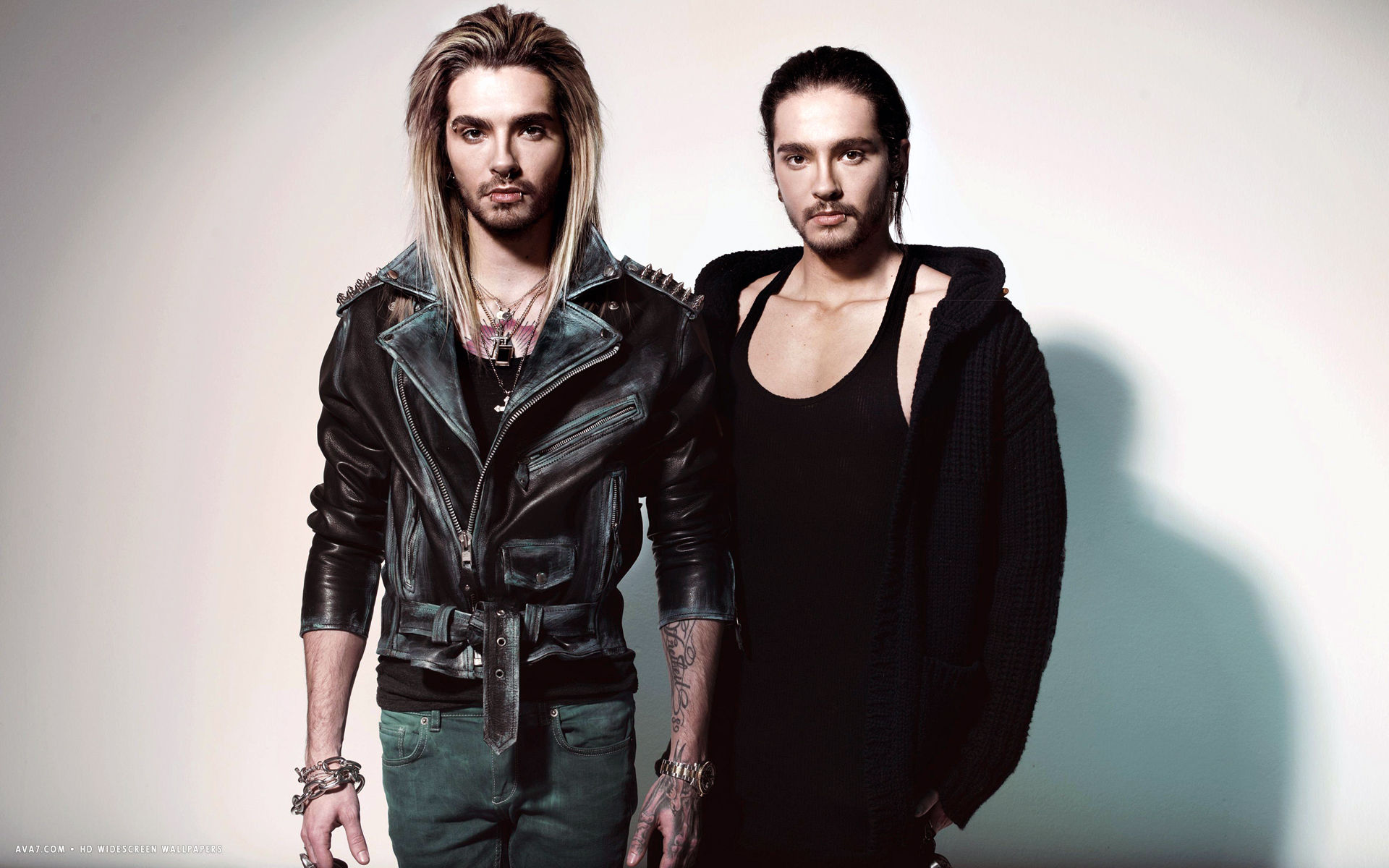 tokio hotel wallpaper,fashion,fashion model,hairstyle,outerwear,cheek