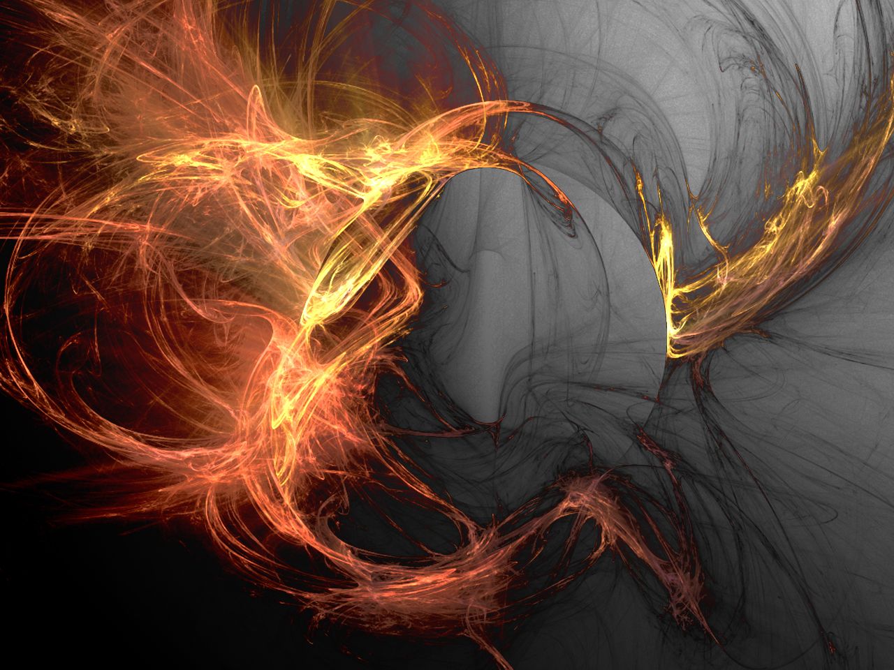 fondo de pantalla aficionado,arte fractal,calor,fuego,fuego,naranja