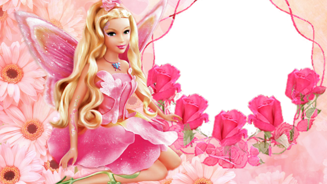 fondo de pantalla en vivo de barbie,rosado,muñeca,pétalo,planta,personaje de ficción