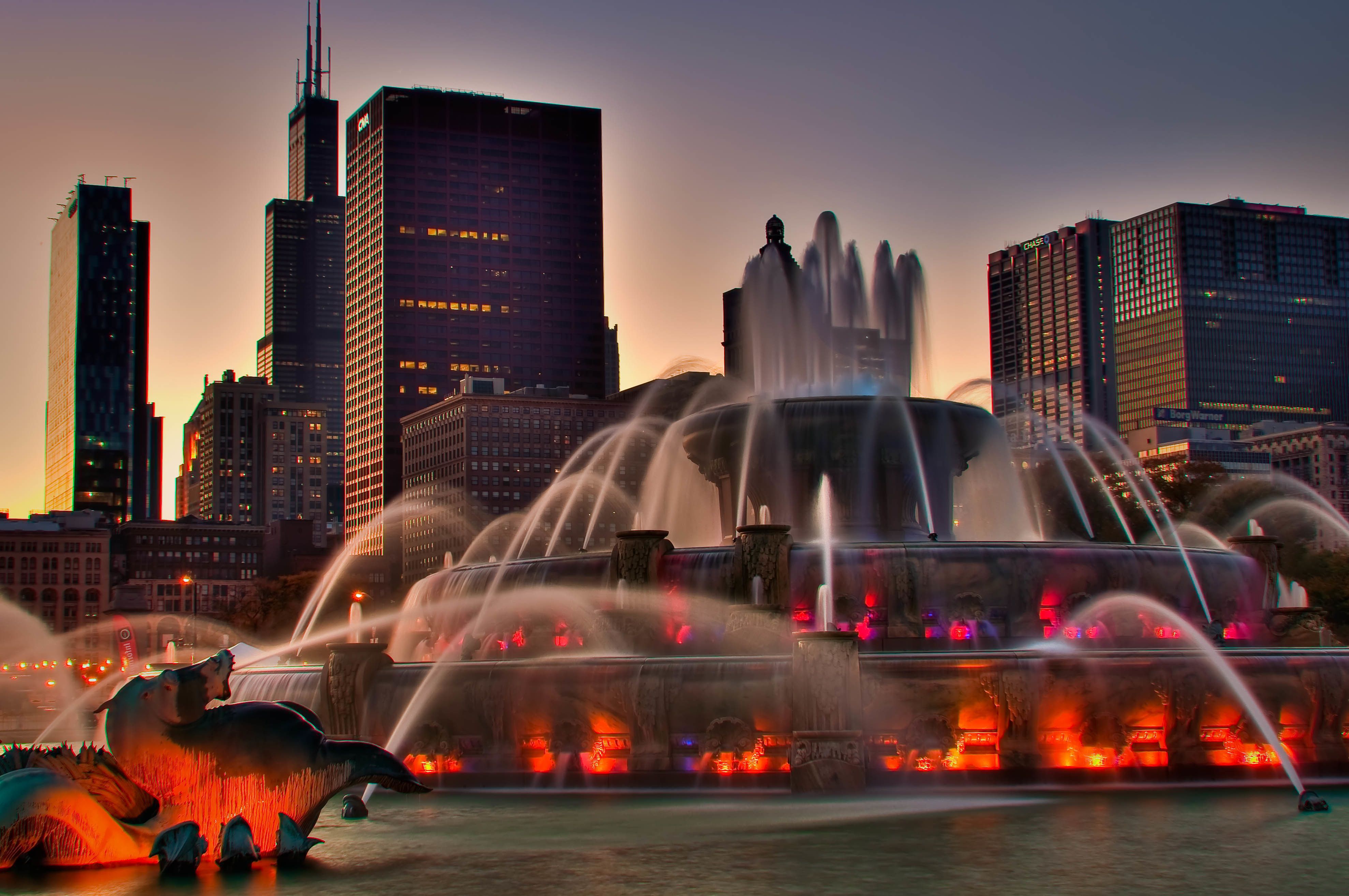 fond wallpaper,fountain,city,human settlement,water feature,cityscape