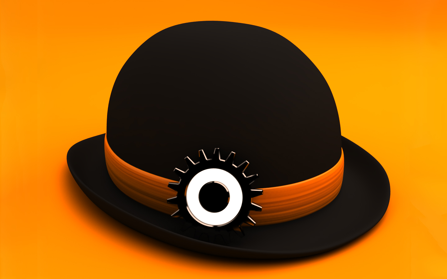 la naranja mecanica fond d'écran,vêtements,orange,chapeau,coiffures,chapeau de costume