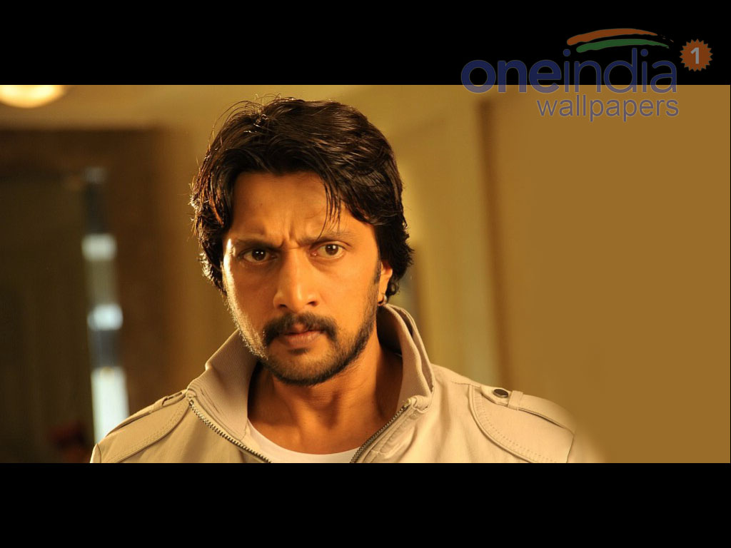 sudeep wallpaper,hair,facial hair,facial expression,forehead,nose