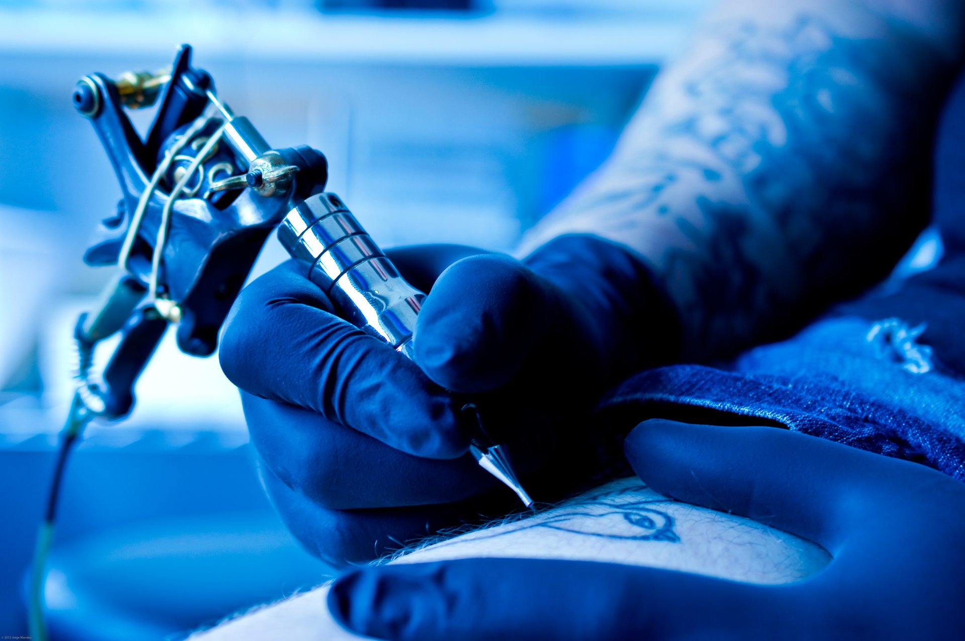 tattoo machine wallpaper hd,blue,electric blue,water,hand,tattoo