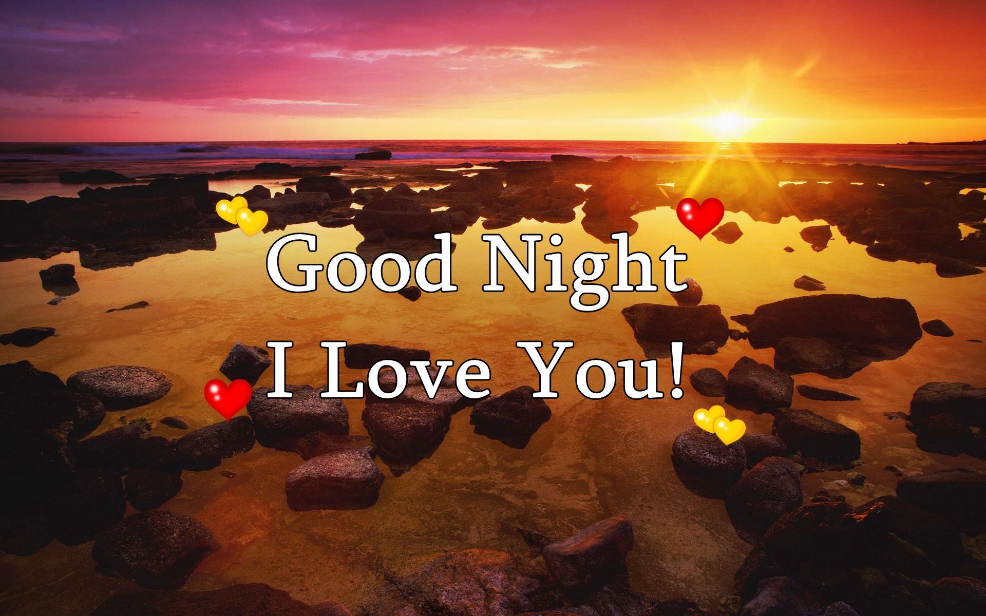 goodnight my love wallpaper,sky,sunset,natural landscape,text,morning