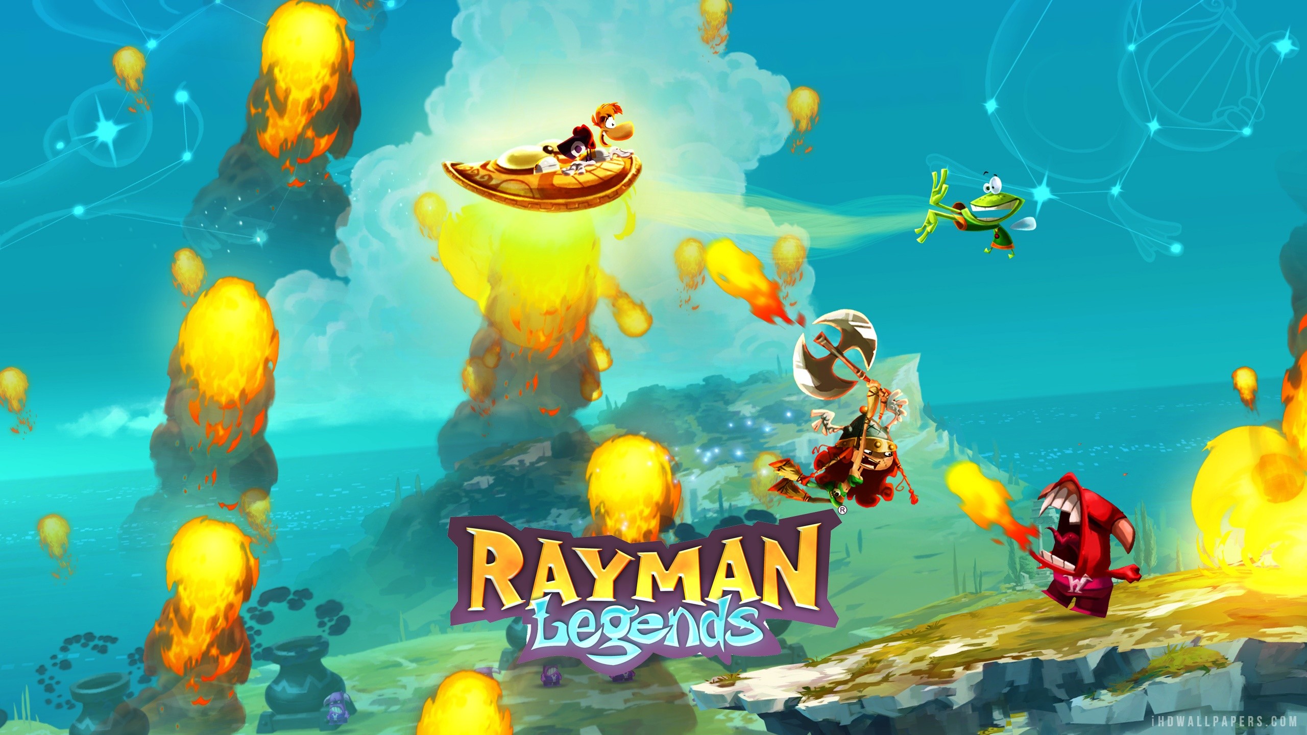 rayman legenden tapete,action adventure spiel,spiele,bildschirmfoto,computerspiel,erfundener charakter